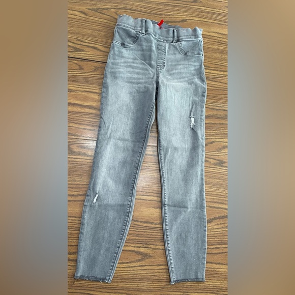 SPANX Women's Distressed Denim Skinny Pants - Picture 2 of 6